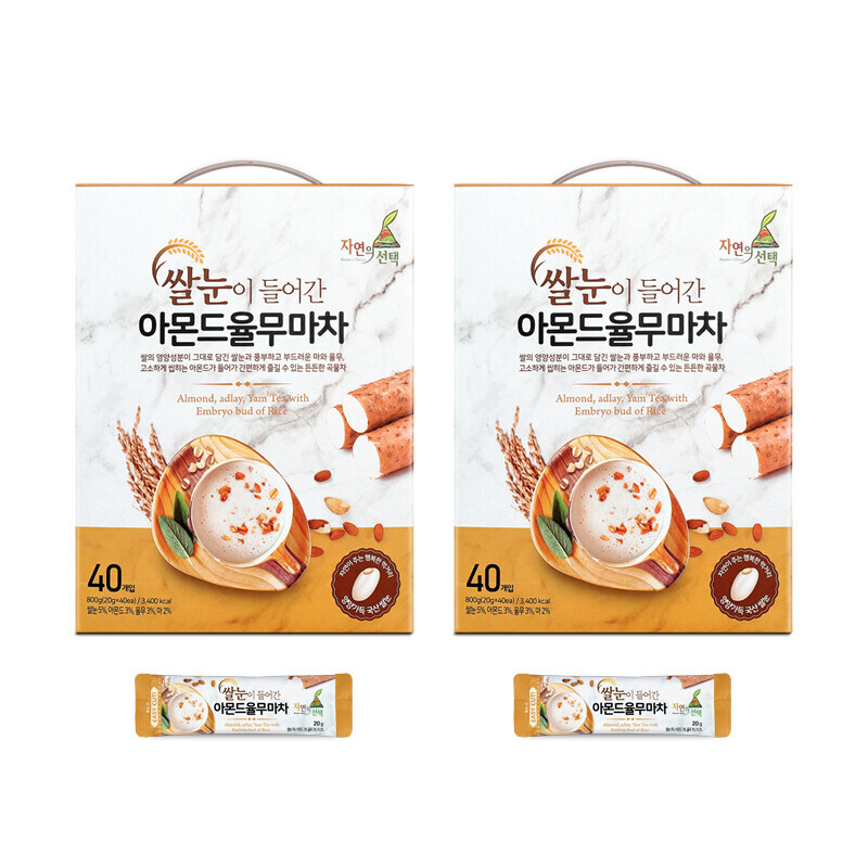 엔초이스,(라이브특가)쌀눈율무마차세트(800gx2개)